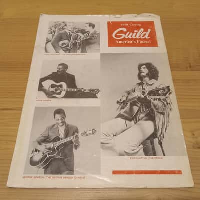 Vintage 1968 Guitar Guitar and Bass Catalog! Rare, Original Case Candy, Paperwork! image 1