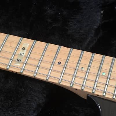 ESP M-II 2008 Original Standard Series Black HH FR Floyd Rose Super Strat Custom Pickups MIJ Japan Mirage Guitar image 4