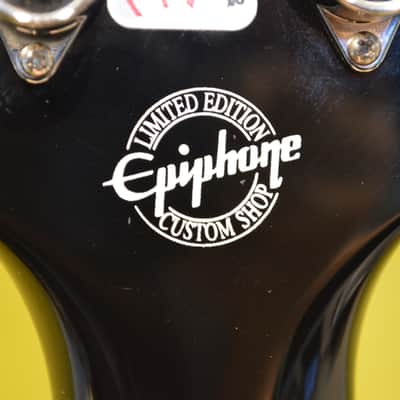 Epiphone Les Paul Custom "Chrome" Special Edition Custom Shop Korea 2005 Ebony / Chrome image 6