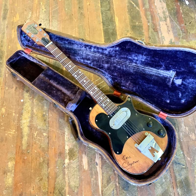 Magnatone Mark III electric guitar c 1950’s Mahogany original vintage USA bigsby lifton stone cali girl case image 1