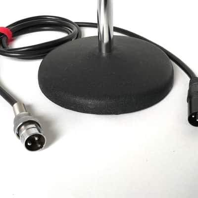 Excellent Working Vintage 1950's Shure Model 51 “Sonodyne” Dynamic Microphone with Stand & Cable-Nat King Cole Mic image 9