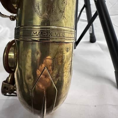 Selmer Mark VI Tenor Saxophone 1960 - 1969 - Unlacquered Brass image 10