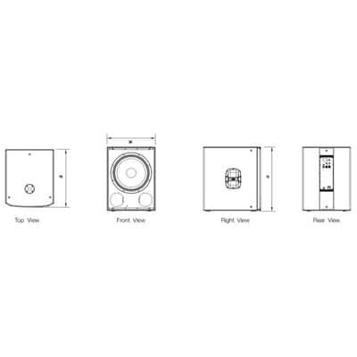 DAS Action-S18 Action 500 Series 18" 600W Passive Bass-Reflex DJ PA Subwoofer image 2
