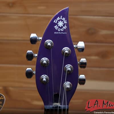 Daisy Rock Electric Guitar Heart - Left Handed - Purple - Mint image 5
