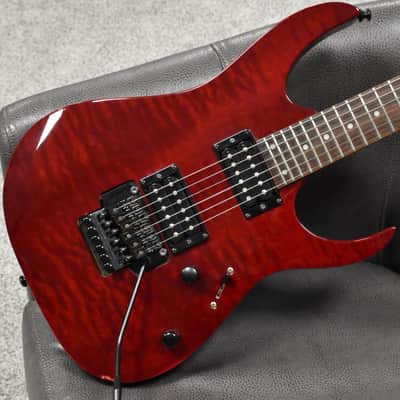 Ibanez RG 320 QS - 2000 Red Wave gloss with Floyd Rose image 8