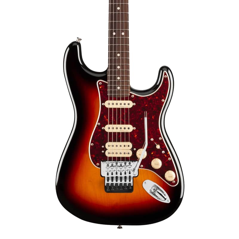 Fender Player II Modified Stratocaster HSS Floyd Rose RW 3 Tone Sunburst w/bag image 1