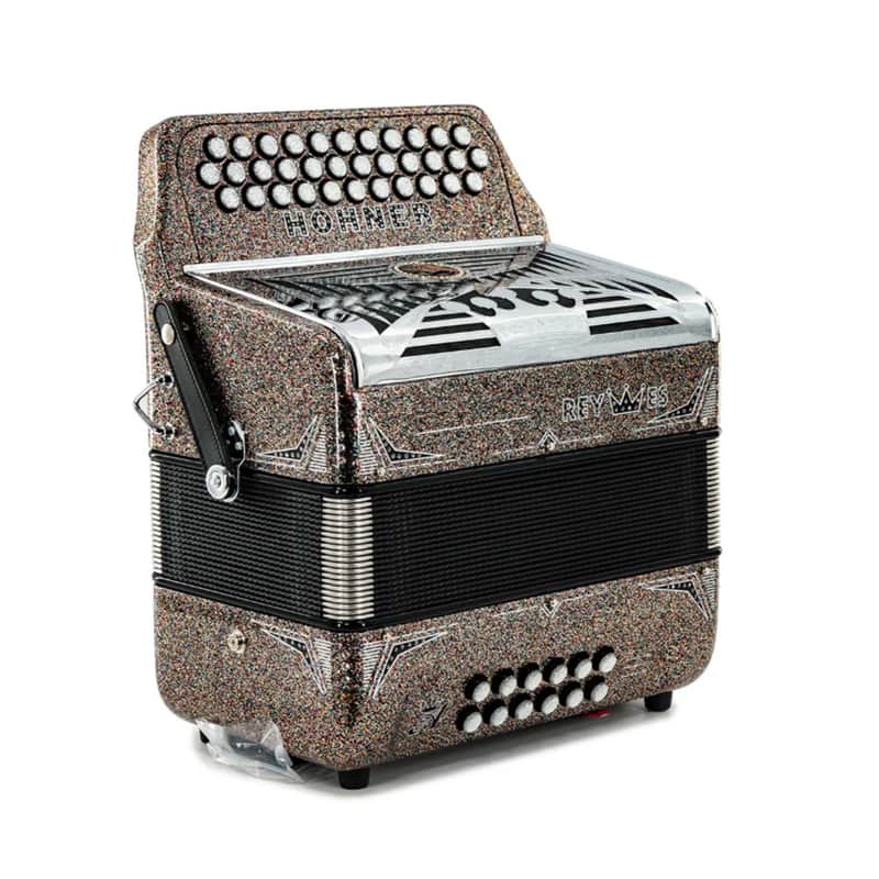 Hohner Anacleto Rey Especial II 3-Switch Diatonic Button Accordion - Multicolor - F/Bb/Eb image 1
