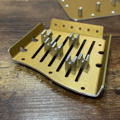 Hardtail Behind Bridge Tuner for Jazzmaster and Jaguar Guitars - Gold Anodized image 5