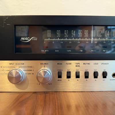 MCINTOSH MAC1700 Vintage Stereo Receiver with Tube Tuner image 5