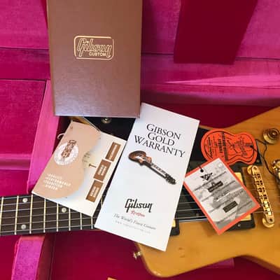 2021 Gibson Custom Shop 1958 Explorer Korina "snake eyes" image 9