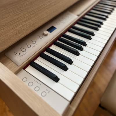 Roland F701 88-Key Digital Upright Piano 2020 - Present - Light Oak image 2