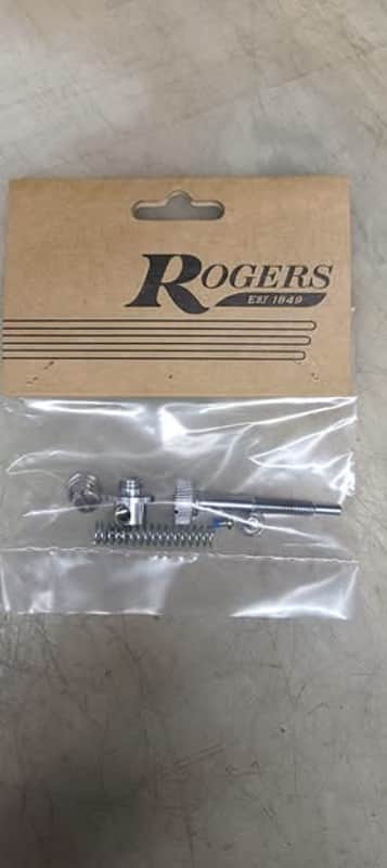 Rogers No. 9291 Dyna-Sonic snare rail tension screw assembly. 2026 - Chrome image 1