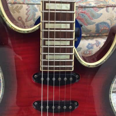 Ibanez SAS36FM 2008 - Flame Maple, Red image 10