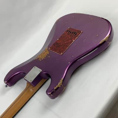 LsL Instruments Saticoy 22 Classic S Purple Sparkle Heavy Age Relic HSS - Brand New with case image 19