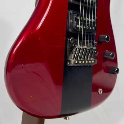 Westone Spectrum FX Set-Neck Super Strat Electric Guitar MIJ Japan 1984 - Candy Apple Red Stripe image 4