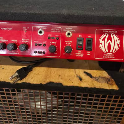 SWR Super Redhead Pre Fender Bass Guitar Amplifier 1990s image 5