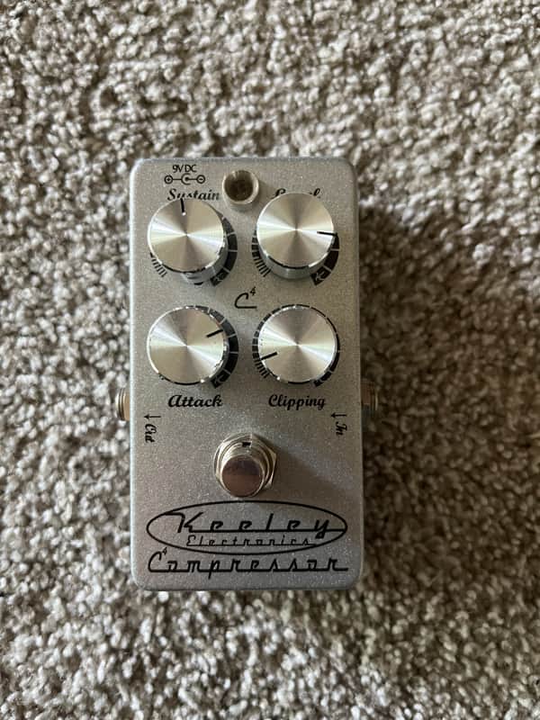 Keeley C4 4-Knob Compressor 2010s - Silver image 1