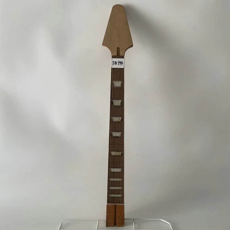 Maple Wood Guitar Flying V Style Neck, 22 Frets Rosewood Fretboard image 1