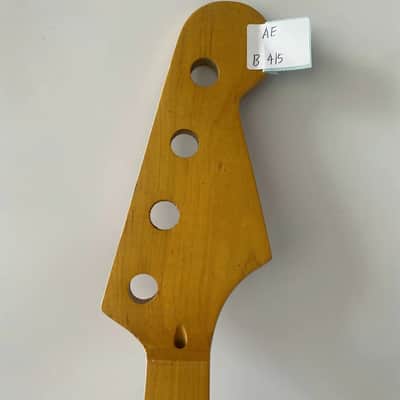 21 Frets Maple Wood 4 String Bass Neck image 2
