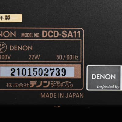 DENON DCD-SA11 Super audio CD player silver very good image 18