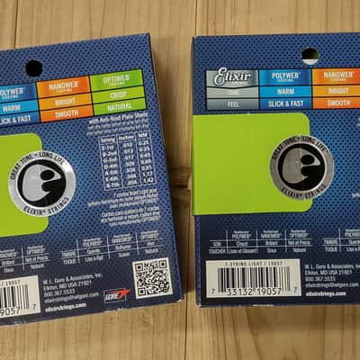 Elixir® 19057 Electric Nickel Plated Steel Strings with OPTIWEB® 10-56 image 2