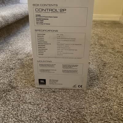 JBL Control 2P Compact 5.25" Powered 2-Way Studio Monitor Speaker 2010s (prototype) - Black image 2