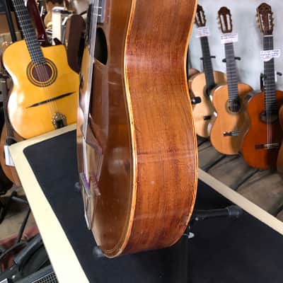 One of a kind French Jazz manouche left handed Siro Burgassi Grand model from 1945 Paris image 7