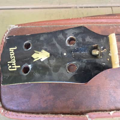 Vintage 1962 Gibson EB-0 Bass Guitar Husk Project w/ Original Softshell Case! image 8