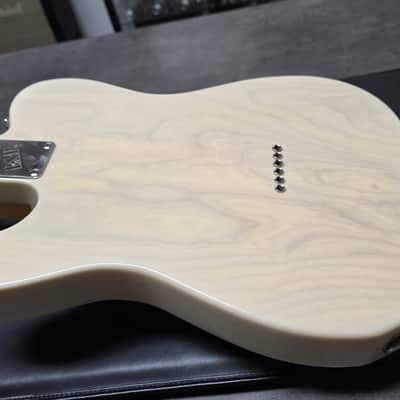ESP Vintage Telecaster 80s Ash Body White Blonde MJ Japan MIJ 1980's Tele Fender Headstock 400 series TE Guitar image 15