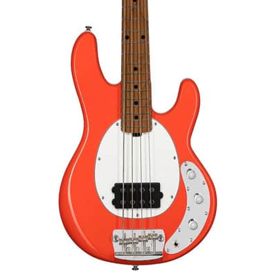 Sterling by Music Man StingRay Short Scale RAYSS4 - Fiesta Red image 3