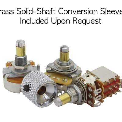 CTS 250k Reverse Audio (True Lefty) DPDT Push Pull Short Shaft C250k Pot - Custom Modded Pots! image 2
