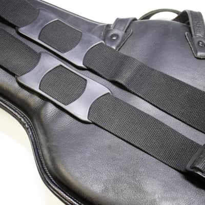 Levy's Standard Leather Bass Gigbag - Black **Alembic Patch** image 11