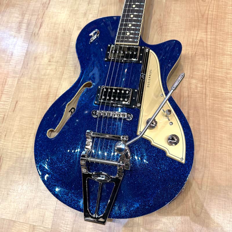 Duesenberg Starplayer TV Semi-Hollow Electric Guitar Blue Sparkle image 1