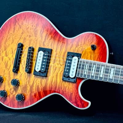 Dean Dean Thoroughbred Select Floyd Quilted Maple 2021 - Natural Black Burst image 7