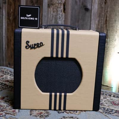 Supro 1820R Delta King 10 5-Watt 1x10" Guitar Combo 2021 - Present - Tweed / Black Stripes image 2