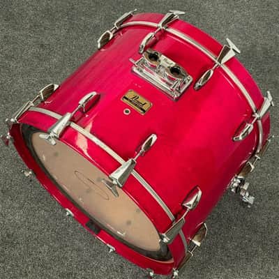 Used Vintage Pearl BLX 6pc Drum Set Sequoia Red - Very Good image 7