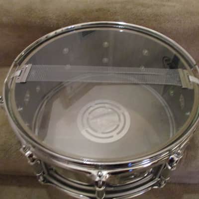 Remo Vintage Quadura Snare Drum, Acousticon Shell, 10 Lugs, Dual Throw Offs - Excellent! image 12