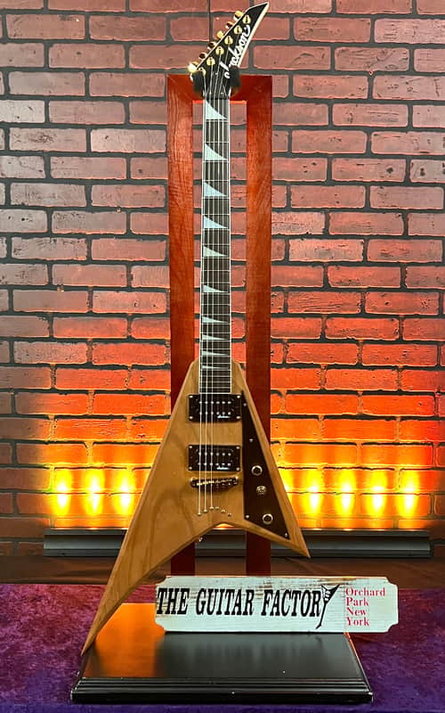 Jackson JS Series Rhoads JS32T FSR, Amaranth Fingerboard, Natural Oil w/DLX Jackson Hard Case image 1