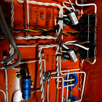 Orange Retro 50 Custom Shop 50-Watt Guitar Amp Head 2002 - 2012 - Orange image 2