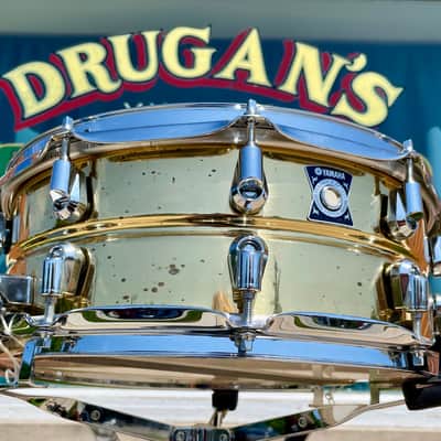 Yamaha SD-4455 Brass Shell 5.5x14 Snare Drum MIJ image 8