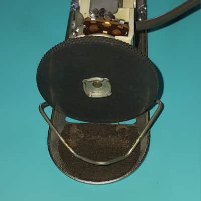 DeArmond Rch B Flat top round hole microphone pickup 1958-1960 - Chrome image 7