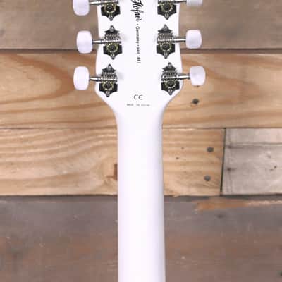 Hofner HI-459-PE Pro Ignition Violin Guitar Pearl White image 7