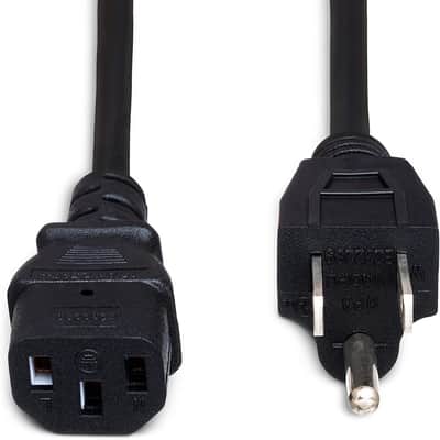 Hosa PWC-425 25 Foot Power Cord IEC C13 to NEMA 5-15P image 3