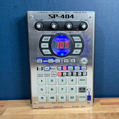 Roland SP-404 Sampler - Silver w/ 1GB CF Card image 1