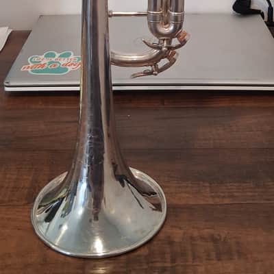 1921 Emil K. Blessing Trumpet - Silver image 1