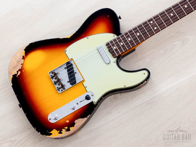 Fender Custom Shop 1963 Telecaster Heavy Relic Sunburst image 1