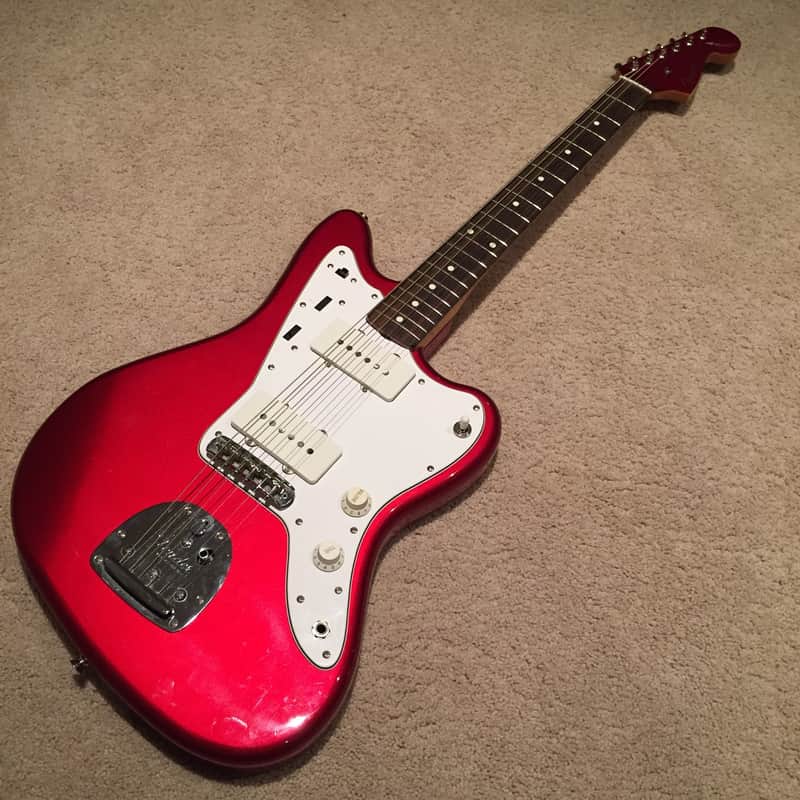 Fender Jazzmaster MIJ Candy Apple Red with Matching Headstock | Reverb