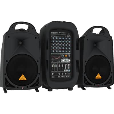 Behringer Europort PPA2000BT Ultra-Compact 2000-Watt 8-Channel Portable PA System with Bluetooth Technology, Wireless Microphone Option image 8