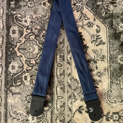 Mint D'Addario Guitar Strap - Electric / Acoustic Guitar Strap - Denim Blue image 1