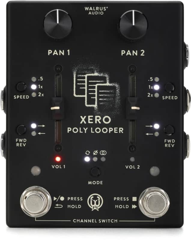 Walrus Audio Xero Polylooper Pedal - Black (XeroPLBlkd1) image 1
